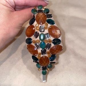 MARIE HAYDEN multi colored gemstone headband NWT